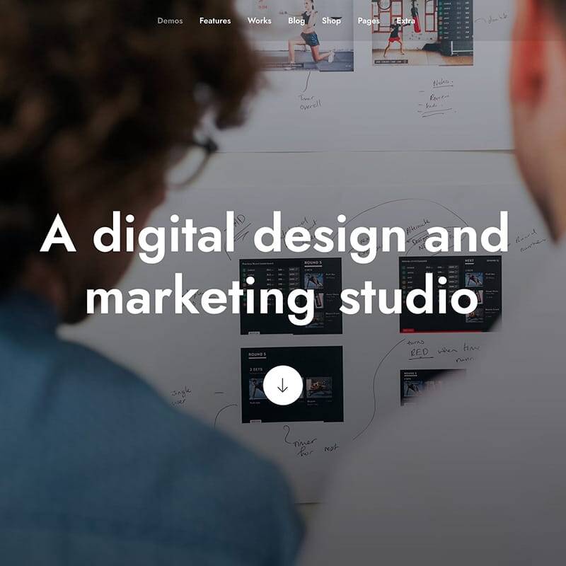 Creative agency WordPress theme